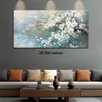 Modern Blossom Canvas Wall Art, Frameless Abstract Branch Wall Art Pictures Living room Decoration High Quality Print on Canvas