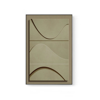 Minimalist Abstract Geometric Wall Art Fine Art Canvas Prints - Modern Art For Living Room Dining Room Bedroom Art For Contemporary Home Office Interiors