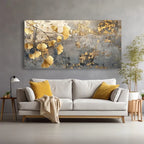 Canvas Wall Art Ginkgo Branch Modern Painting Frameless Picture Living Room Bedroom Office Home Decor High Quality Print Canvas
