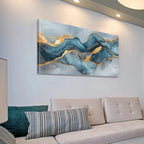 1pc Abstract Canvas Art Print, Frameless Wall Decor, Indoor/Outdoor Artwork for Living Room, Bedroom, Bathroom, Seasonal Decor