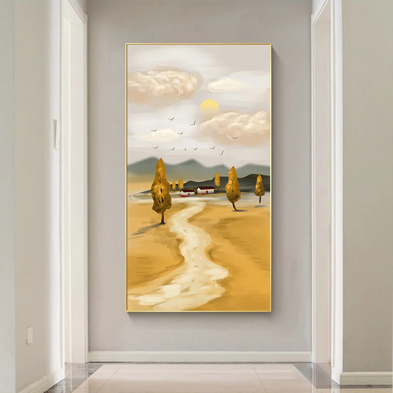 Tranquil Landscape Posters Sunset Seascape Wall Art Fine Art Canvas Prints - Pictures Of Calm For Living Room Bedroom Dining Room Foyer Art Decor