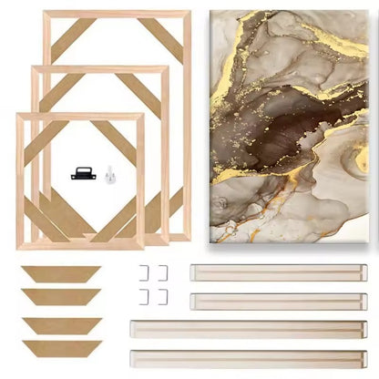 Wooden Frames 40x50 60x90 50x70cm For Framing Canvas Prints DIY Framing Kits Canvas Stretcher Bars Natural Wood Easy To Assemble - Fixtures and Fittings Included